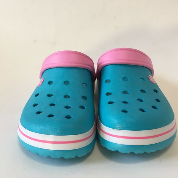 Unbranded Kids Clog Sandals Shoes Blue Pink White Dolphin Water Size 3 34 Child - Picture 6 of 12